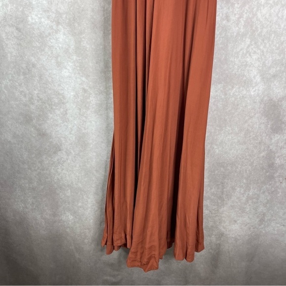S/W/F SWF Zest Wide Leg Sleeveless Tie Shoulder Strap Square Neck Jumpsuit Sz XS - Picture 4 of 10